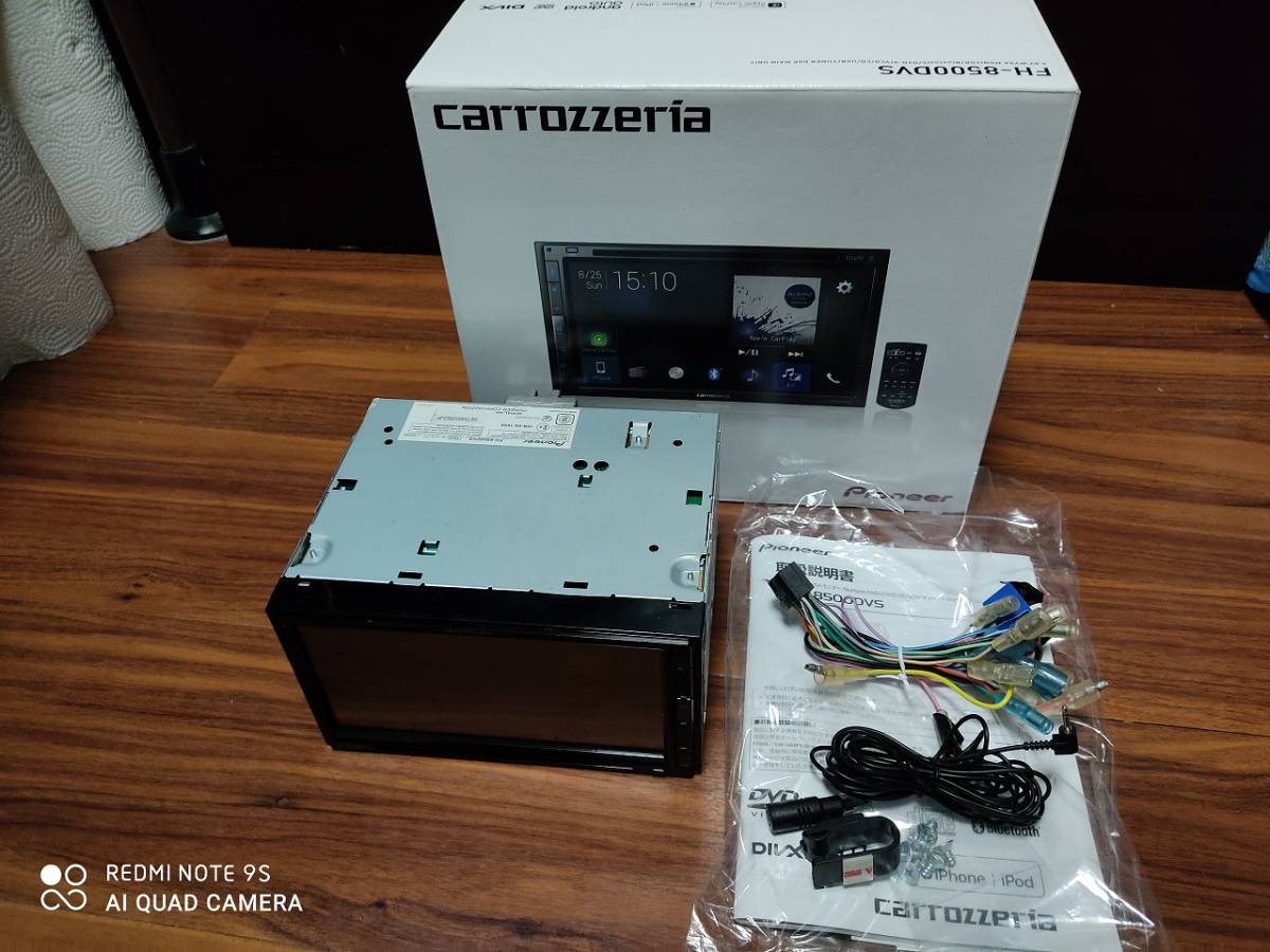 FH-8500DVS カロッツェリア 美品 AppleCarPlay Bluetooth 6.8型 DVD-V 