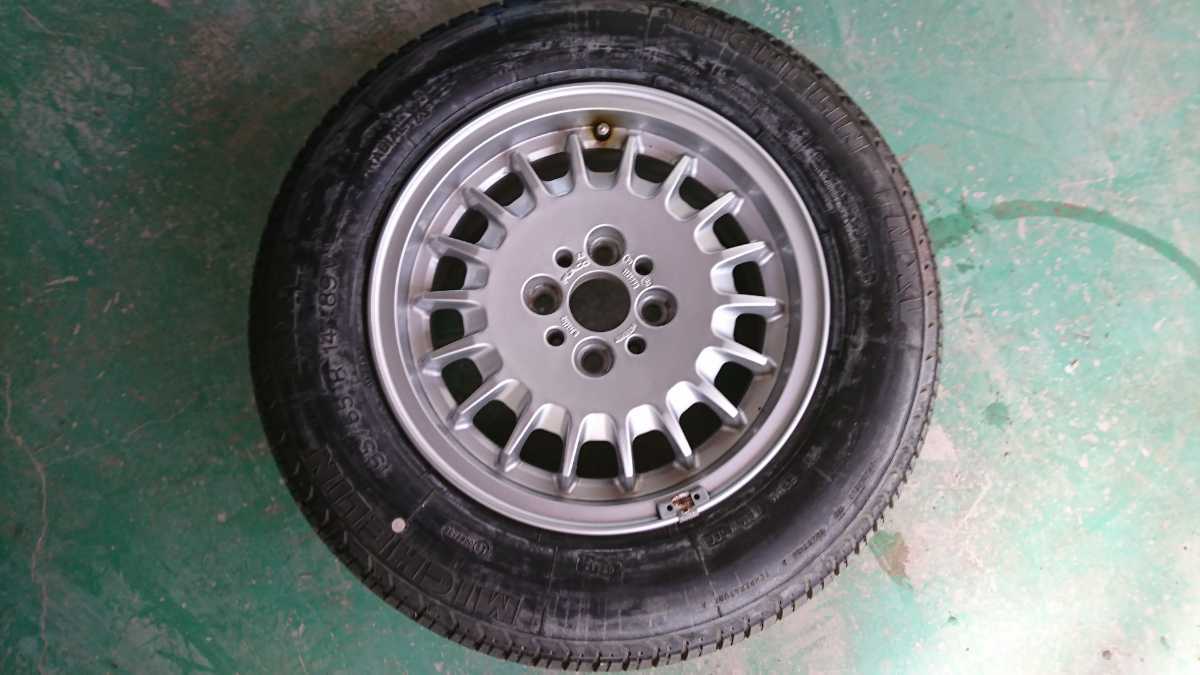 BMW E30 PCD100 14インチ 純正 6J 4H 純正ホイール - 6J+35 E30純正14