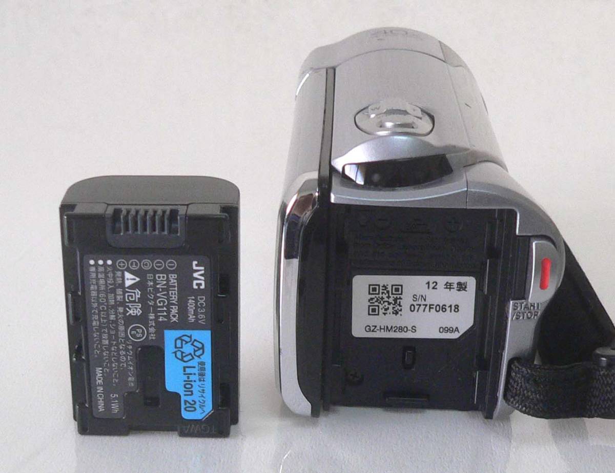 ビクターGZ-HM280 ☆中古 / VICTOR JVC EVERIO GZ-HM280-S F0618 ☆ 中古JVC Victorビクター