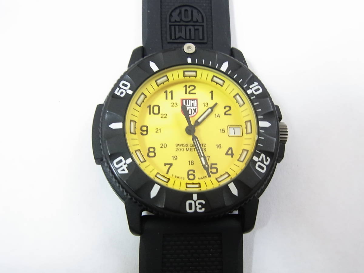 ルミノックス 稼働 中古 3900 イエロー クオーツ
