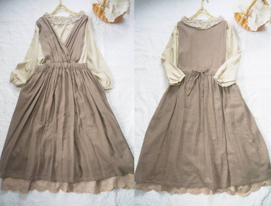 サマンサモスモス ｓｍ２ 前後着可 ノースリーワンピース ジャンバースカート エプロンワンピース ワンピース 売買されたオークション情報 Yahooの商品情報をアーカイブ公開 オークファン Aucfan Com