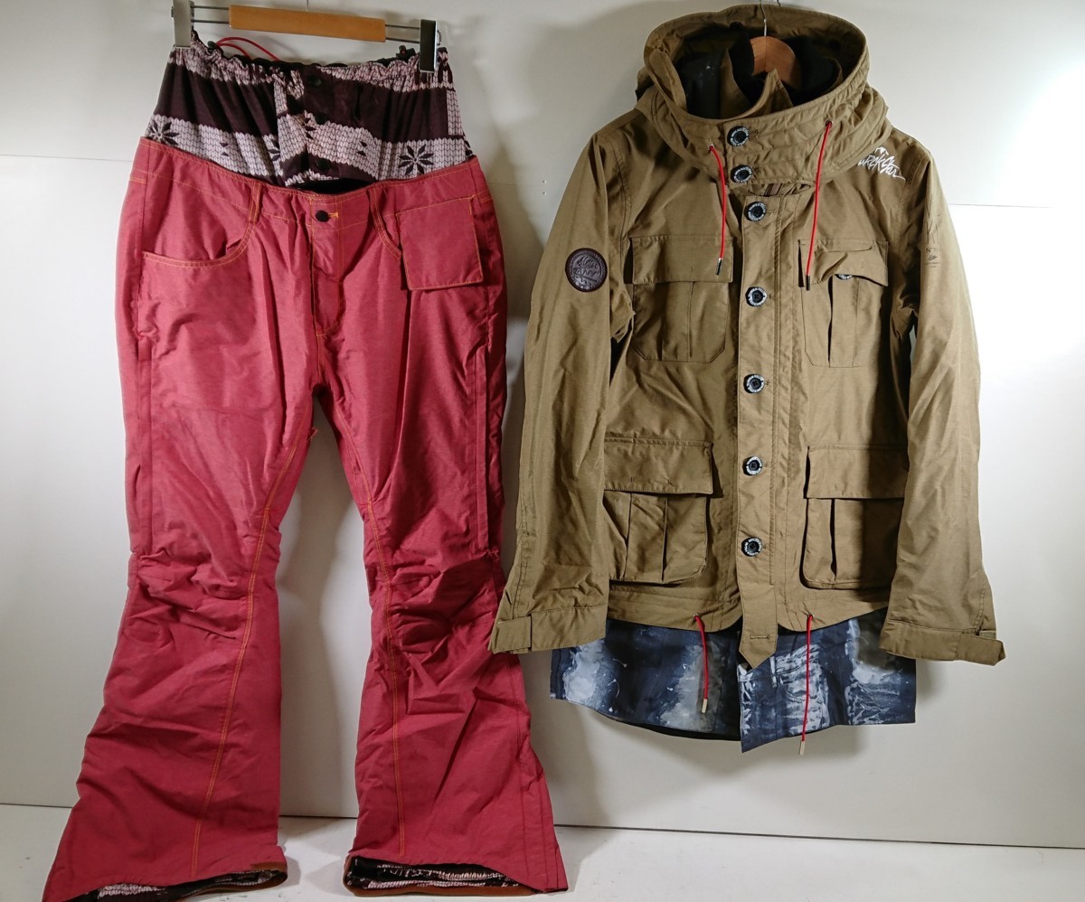 得価，高品質 3 MTN ROCKSTAR マウンテンロックスター スノボ ウェア ジャケット パンツ セットアップ サイズ M レディース スキー 雪遊び ユーズド(ウエア、装備（女性用）)｜売買されたオークション情報、ya その他