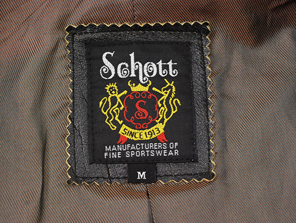 定価￥66,150 美品 ショット SCHOTT 牛革 ヴィンテージ加工 