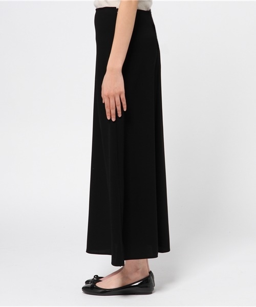 新品 agnes b. 定価3万 スリット入り マキシスカート 40 黒 Lサイズ  