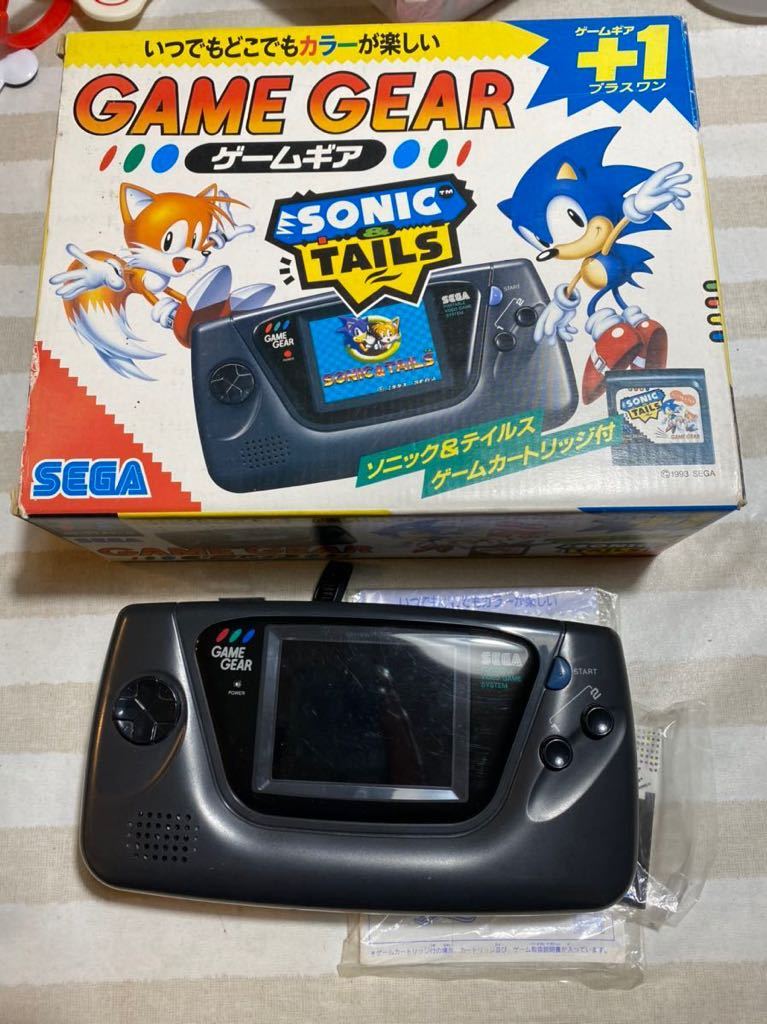 SEGA ゲームギア プラスワン　本体 ソニック＆テイルス ゲーム付 SEGA ゲームギア セガ ＋1パック プラスワン ソニック&テイルス GAME