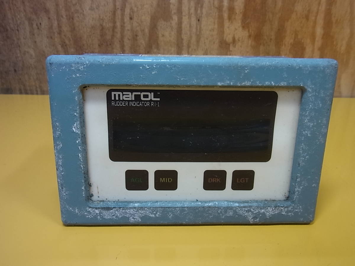  Bh/020 マロール MAROL 舵角指示器 RI-1 動作不明 ジャンク(操舵装置)｜売買されたオークション情報、yahooの商品情報をアーカイブ公開 - オークファン 操舵装置