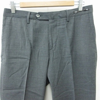 ピーティーゼロウーノ PT01 TRAVELLER パンツ スラックス EVO FIT ウール ストレッチ グレー 46