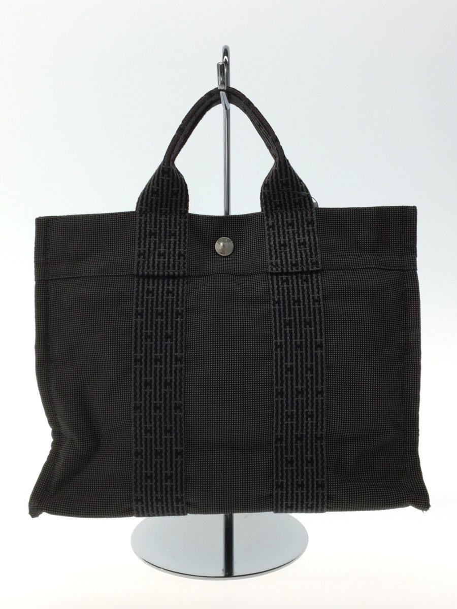 エルメス キャンバス トートバッグ HERMES ネイビー フールトゥ HERMES