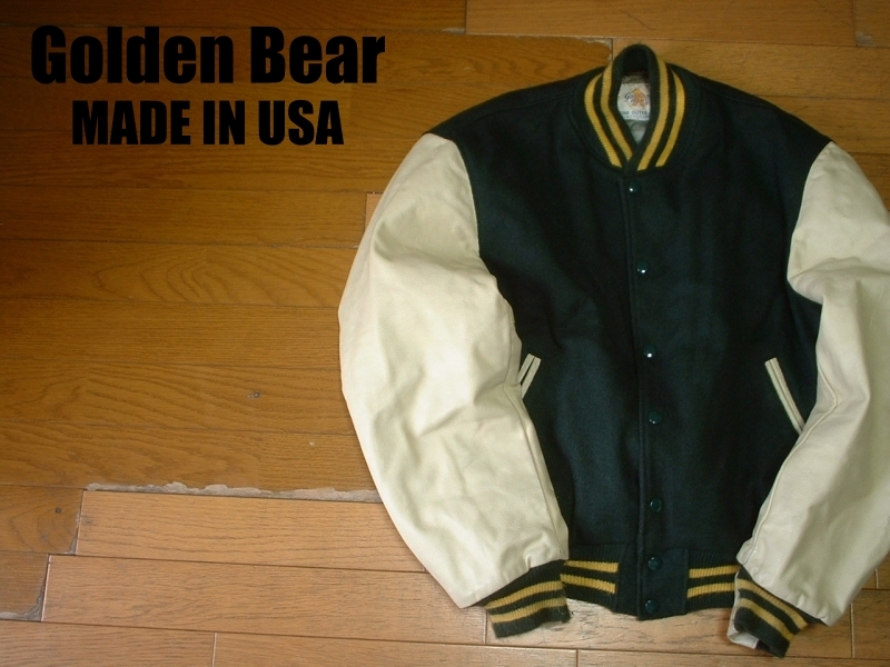 スタジャン Golden Bear 米国製ビンテージGOLDEN ウール GOLDEN BEAR本 