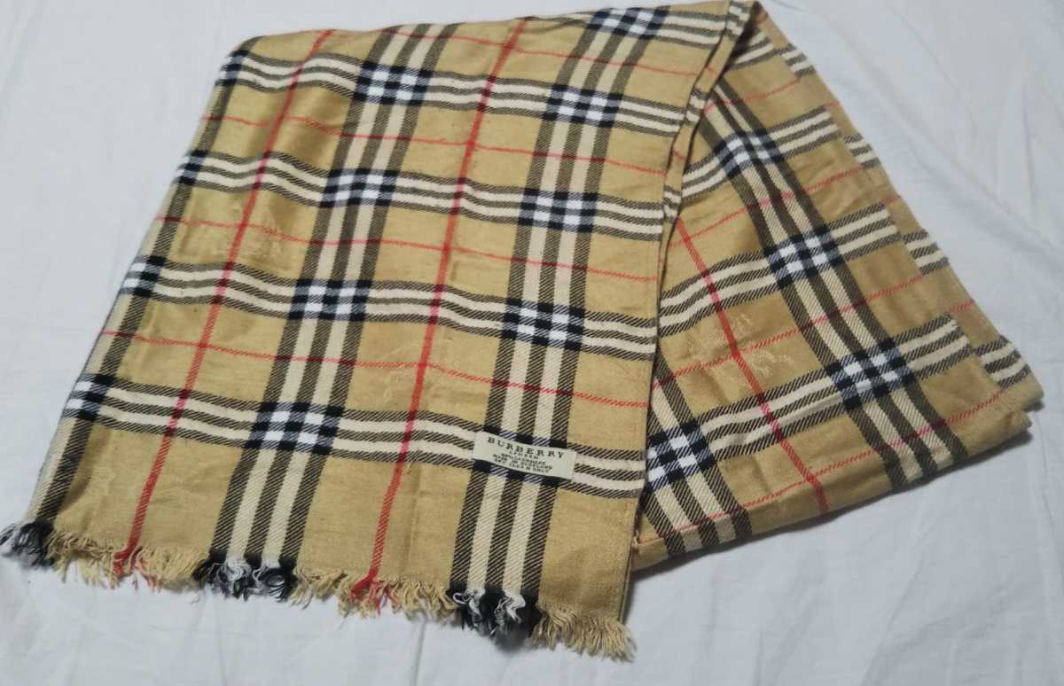 BURBERRY カシミヤ バーバリー - LONDON マフラー ストール 大判 
