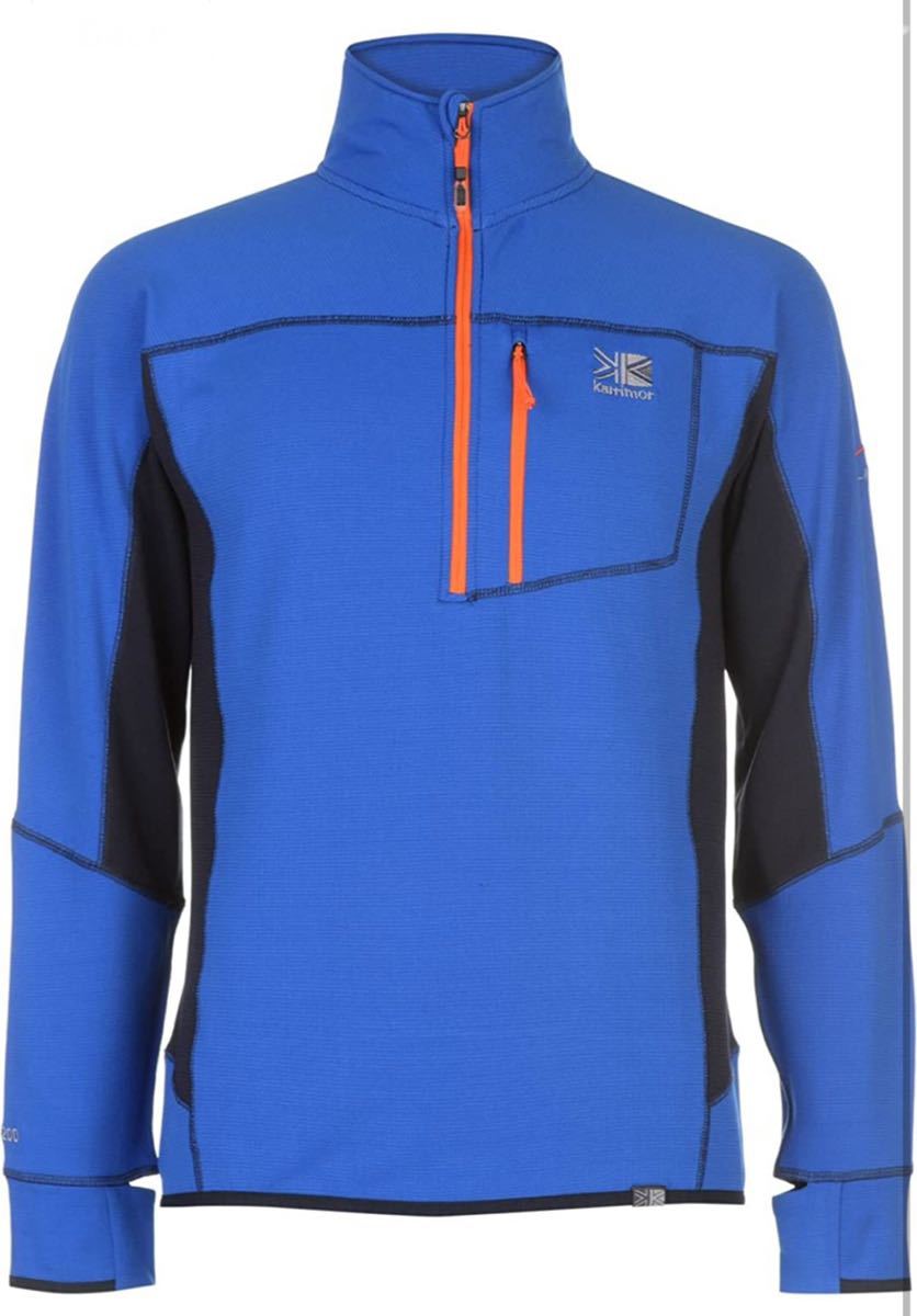 大人気，爆買い 1円 Karrimorカリマー Grid 3/4 ZipミッドレイヤーMブルー(長袖Tシャツ)｜売買されたオークション情報、yahooの商品情報をアーカイブ公開 - オークファン 長袖Tシャツ