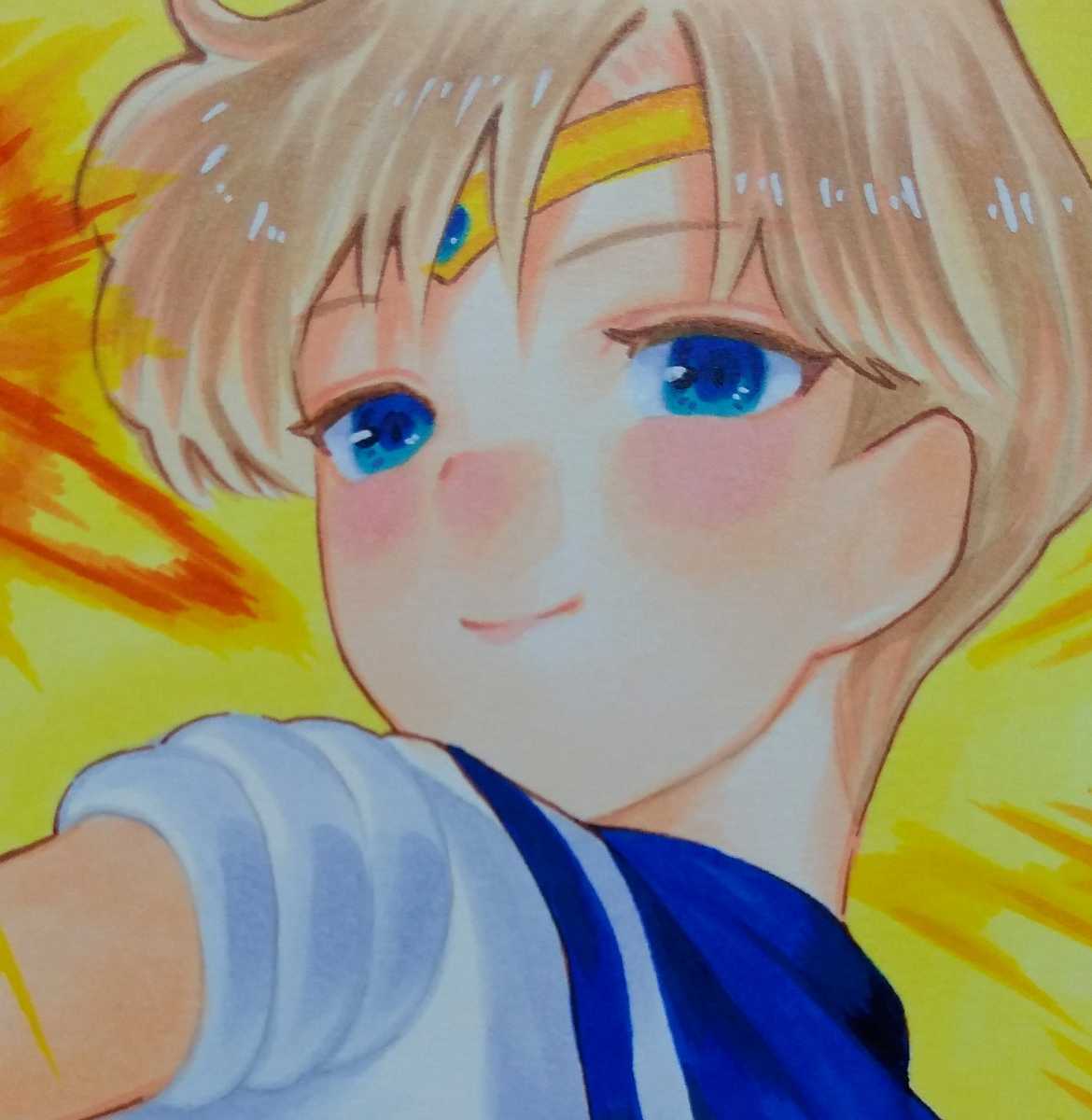 手描き同人イラスト セーラーウラヌス 天王はるか セーラームーン 約ａ4ケント コピック 手描き 絵 手描きイラスト 手描きイラスト 売買されたオークション情報 Yahooの商品情報をアーカイブ公開 オークファン Aucfan Com