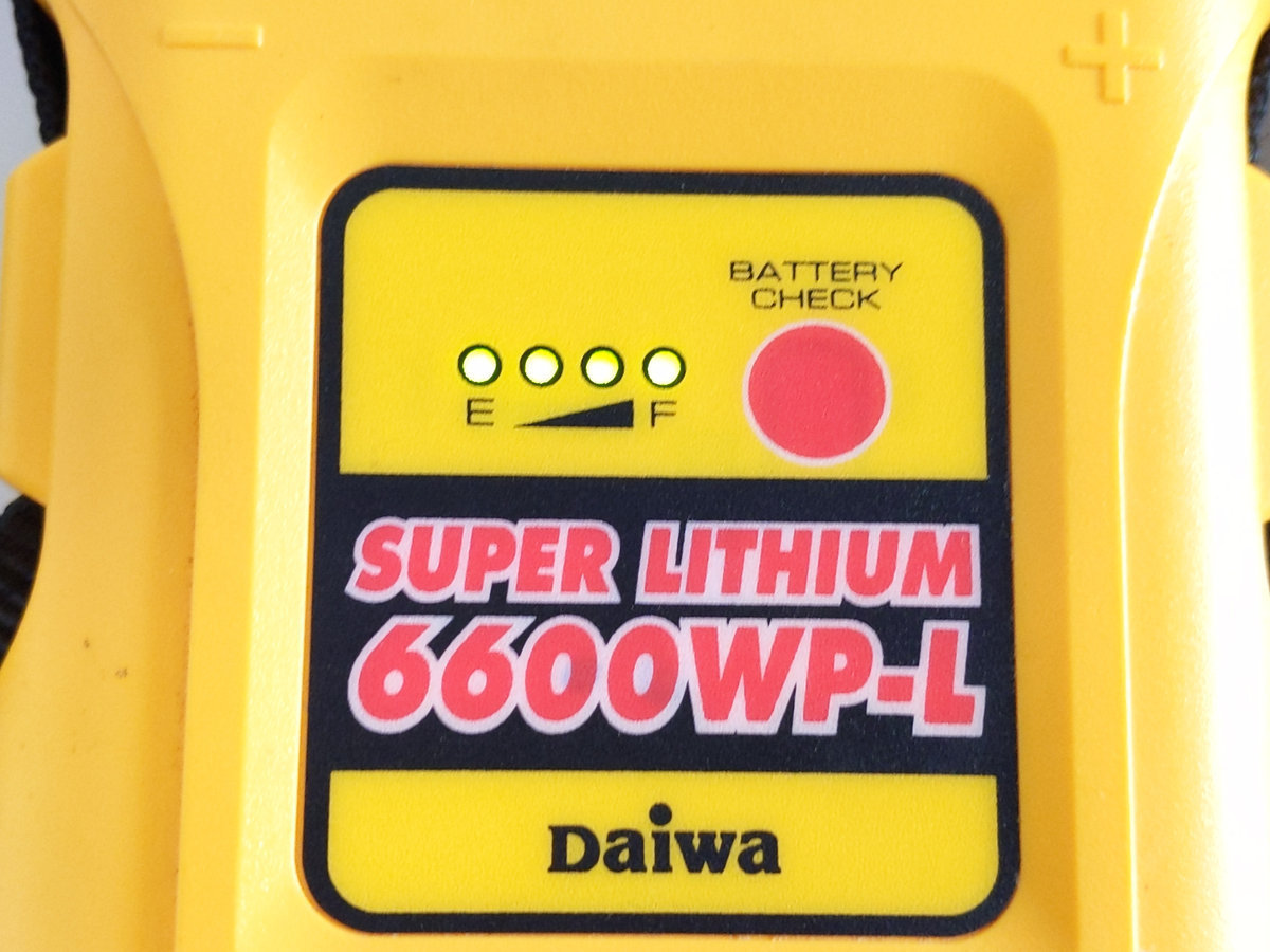 割引クーポン有 ダイワ スーパーリチウム 6600WP-L バッテリー