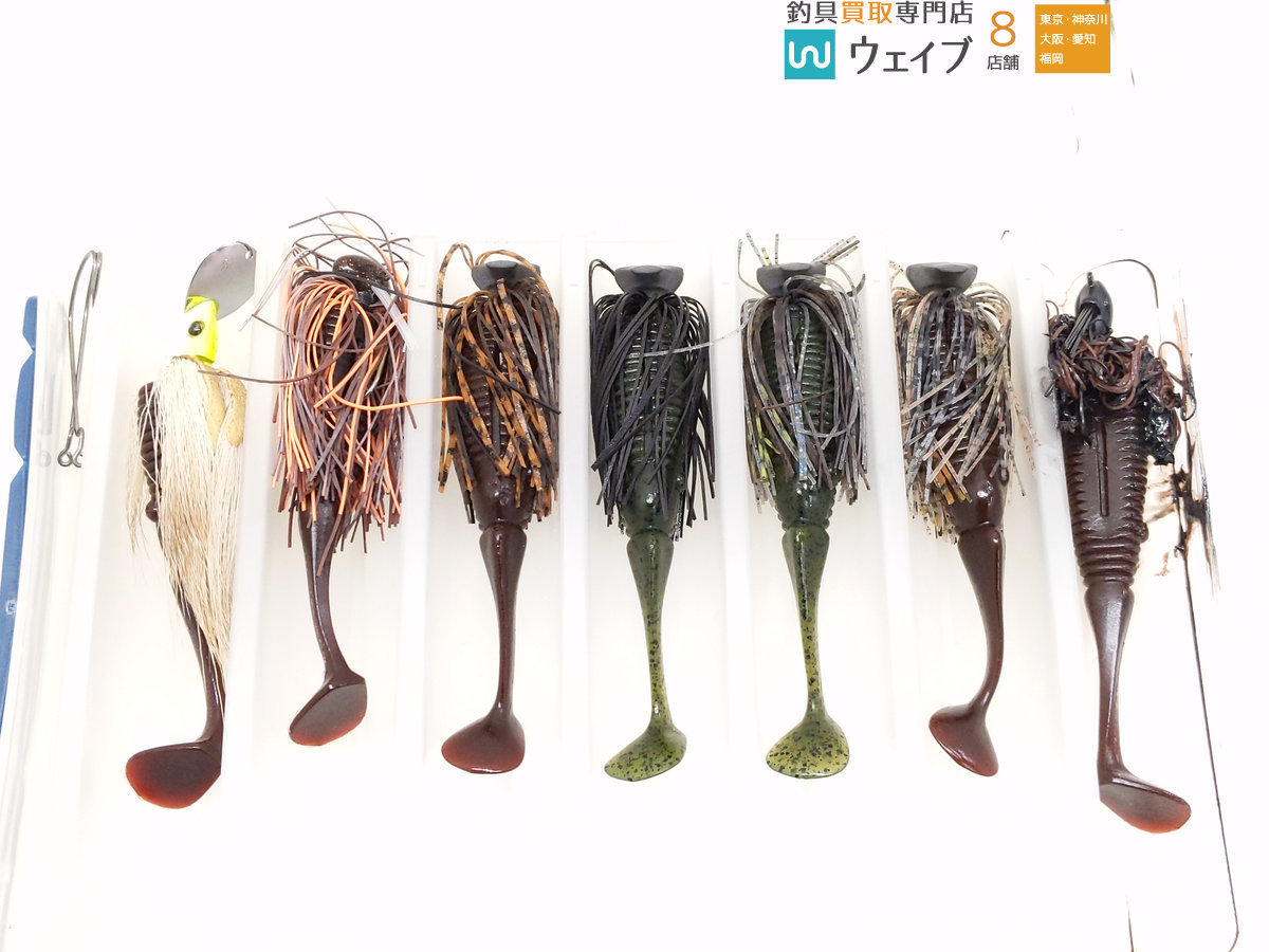 ティムコ マイティペッパー 90f ジャッカル アンモナイトシャッド ラバージグ 等 計50点以上セット ソフトルアー 売買されたオークション情報 Yahooの商品情報をアーカイブ公開 オークファン Aucfan Com