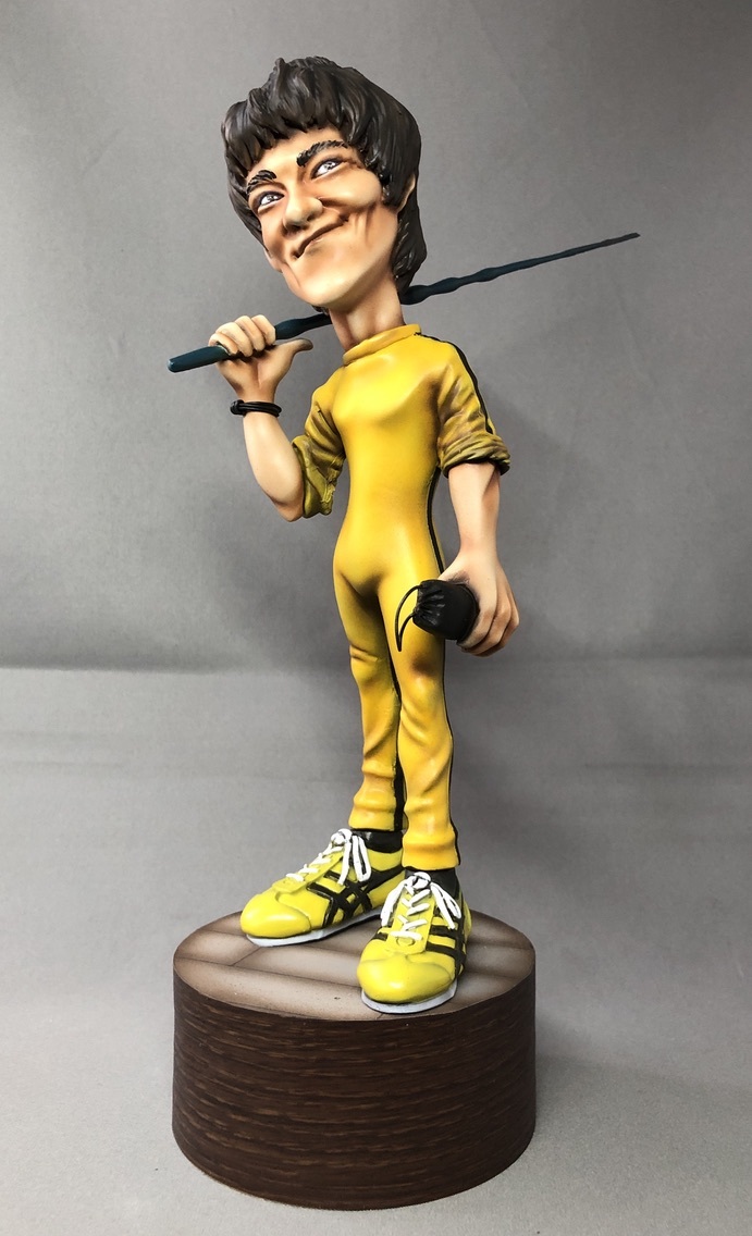 デフォルメガレージキット完成品　死亡遊戯　ブルース・リー 死亡遊戯 デフォルメガレージキット完成品 ブルース・リー ブルース ブルース・リーB ブル