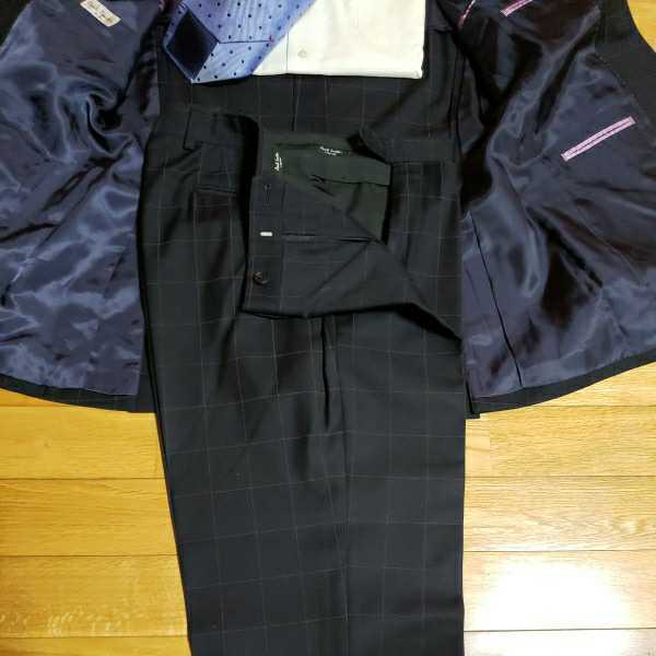 スーツ（ネイビー 圧巻の風格☆ポールスミス×伊デルフィノ Smith Paul
