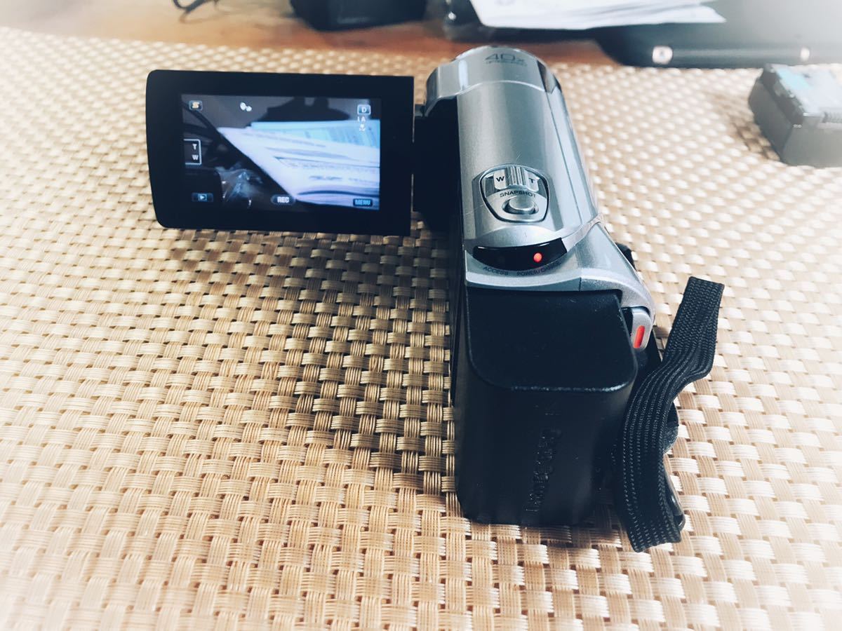 バッテリー2個付、Victor 日本ビクター JVC Everio GZ-HM450-S