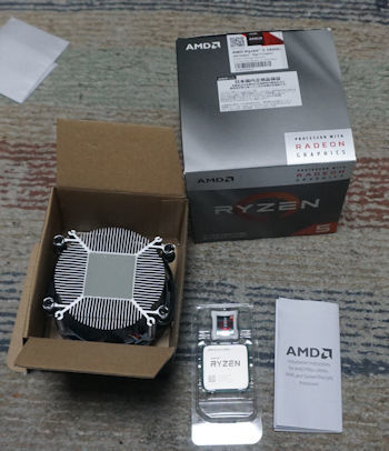 AMD Ryzen 5 3400G BOX AMD CPU RYZEN 5-3400G BOXED