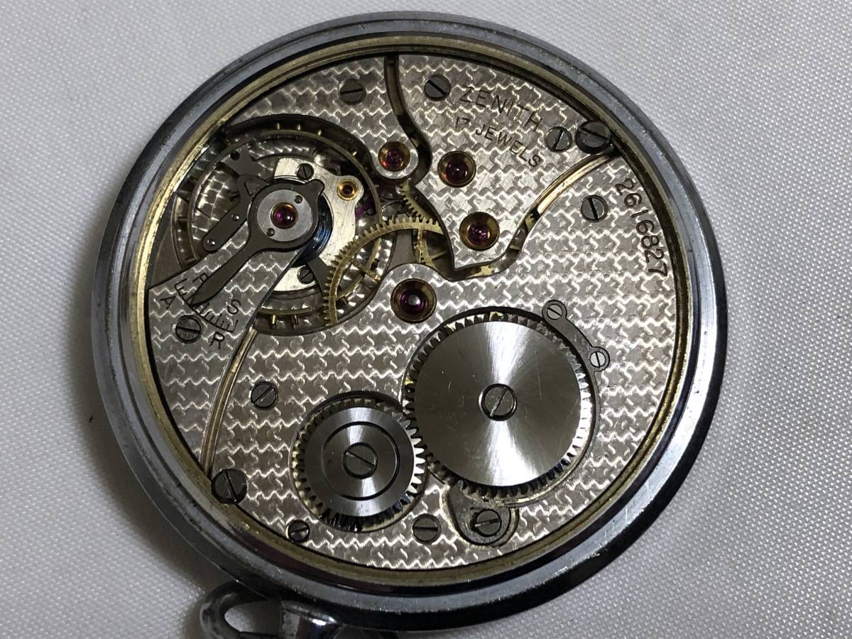 ゼニス ZENITH スモールセコンド 手巻き 懐中時計 スモセコ - #4051 