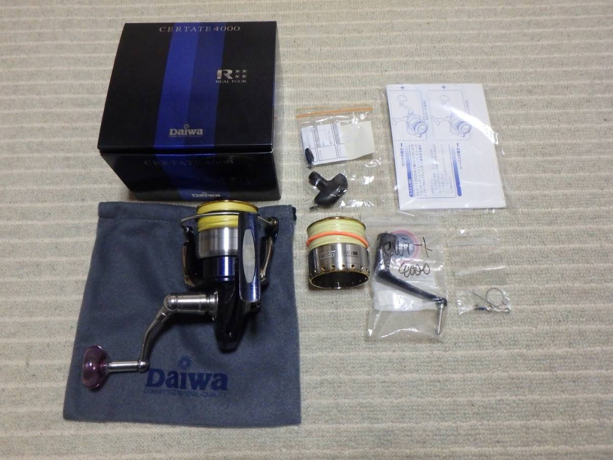 中古 セルテート 4000 RCSスプール3500付き　ダイワ CERTATE4000 3500