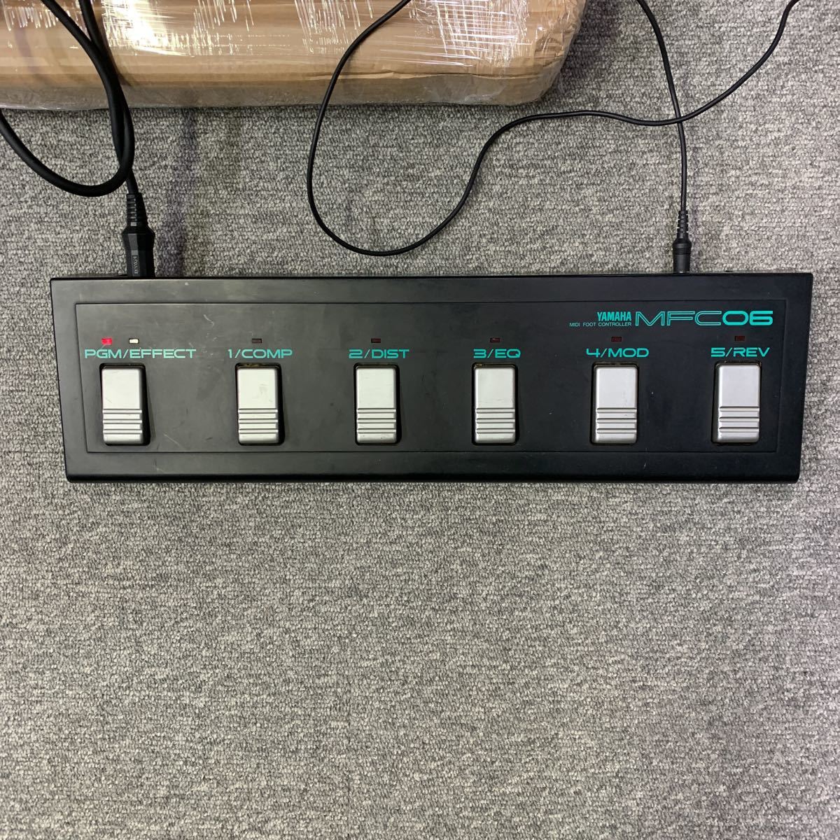 ☆トコマ☆YAMAHA FX500名機90s マルチエフェクター 完動品 フットコントローラー YAMAHA FX500 MFC06 セット エフェクター