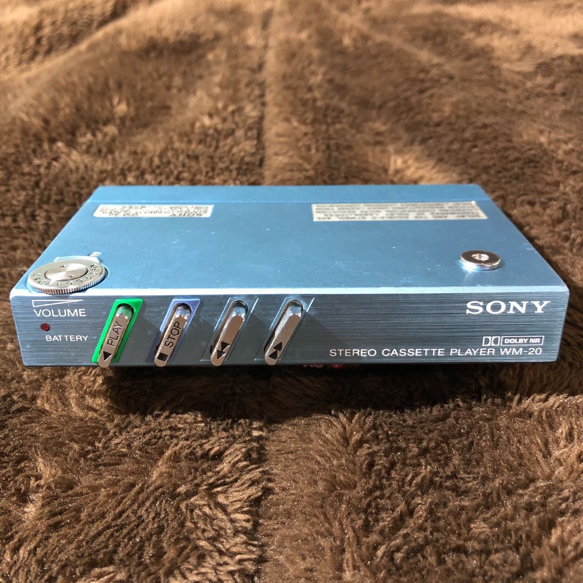 1980年製 昭和レトロ SONY ソニー WALKMAN ウォークマン WM-20