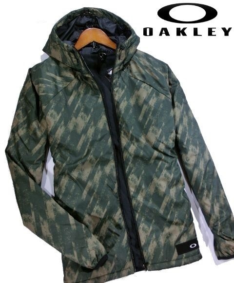  D135 OAKLEY オークリー グラフィックインサレーションジャケット L ジップアップフーディー 撥水性 透湿性 速乾性(オークリー)｜売買されたオークション情報、yahooの商品情報をアーカイブ公 ジャンパー、ジャケット