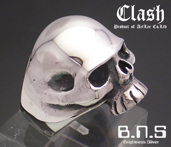25号-Clash-限定発売ダークスカルリングオリジナル髑髏BNS02