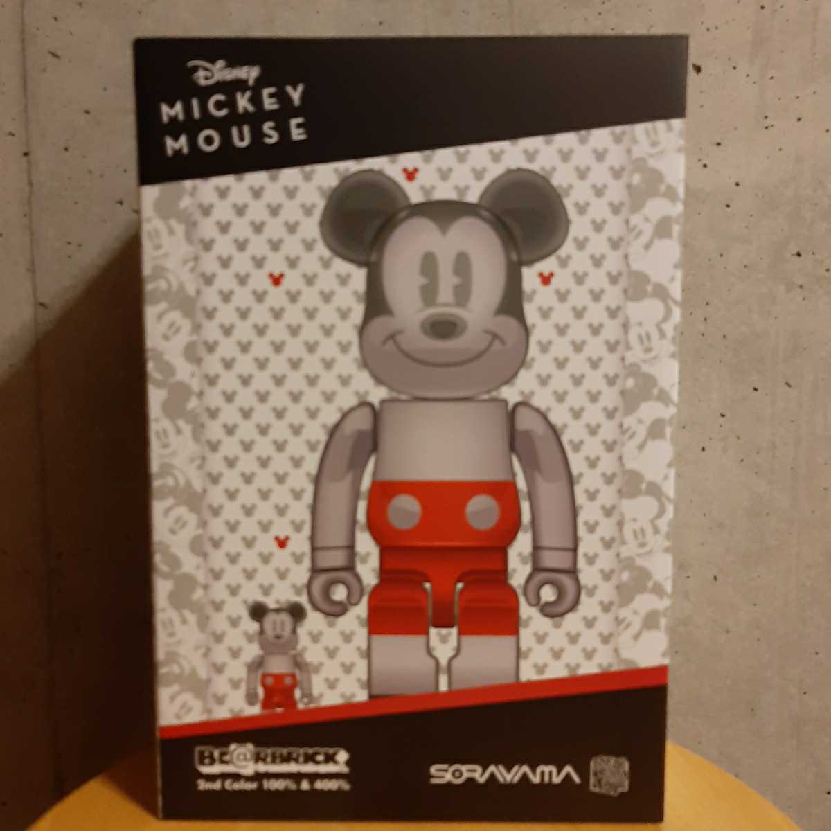 ベアブリック　ミッキー　2nd COLOR 100％ & 400％ BE@RBRICK Mickey Mouse 2nd color 100%&400% ベアブリック ミッキー