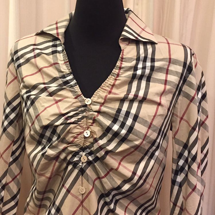 BURBERRY バーバリー ブラウス SIZE 40 バーバリーチェック