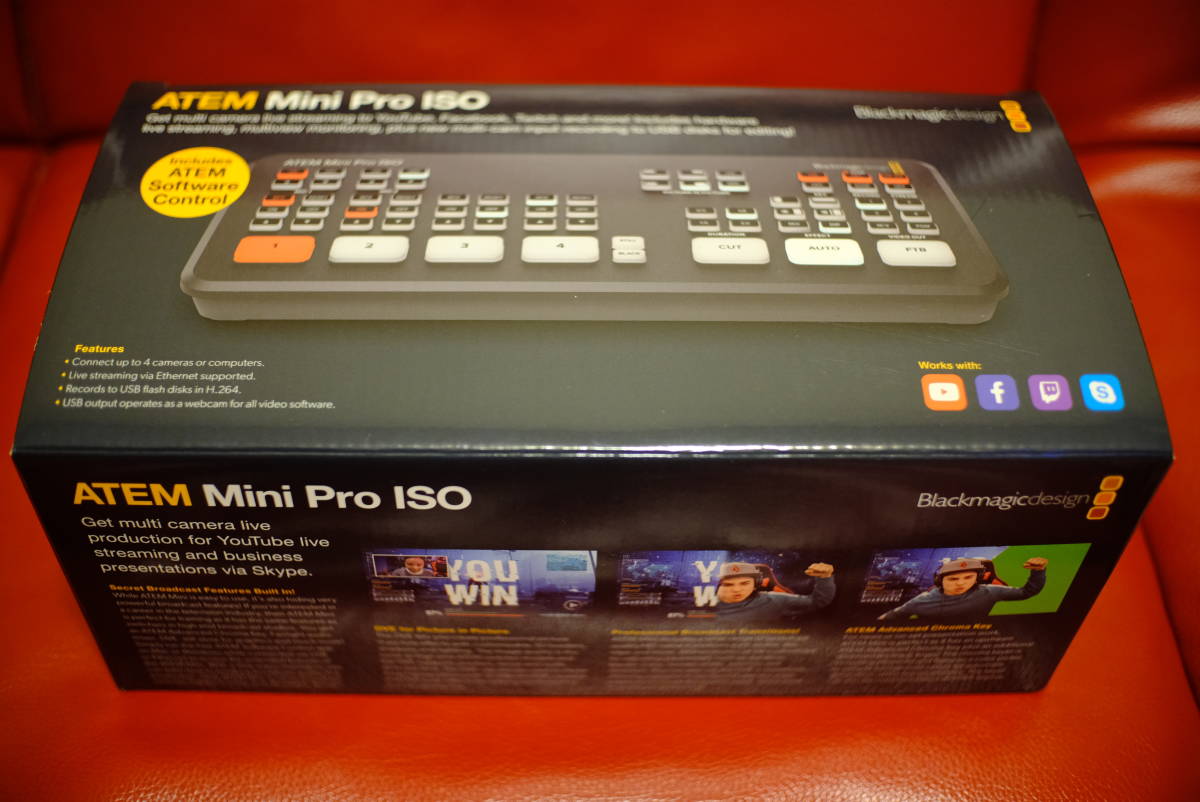 Blackmagic Design ATEM Mini Pro ISO【開封済み・未使用】