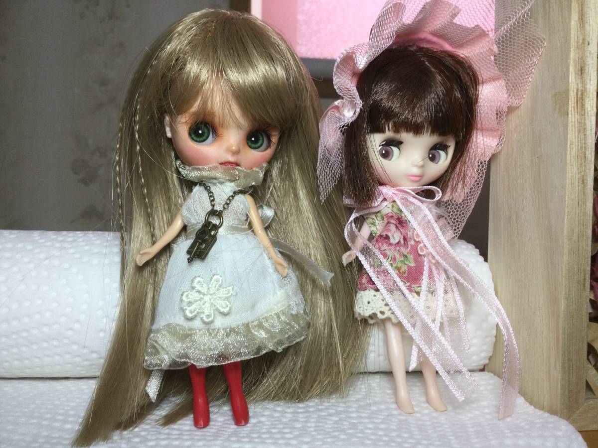 ☆ブライス風☆ プチブライス？ カスタム 詳細不明 人形 ドール セット 