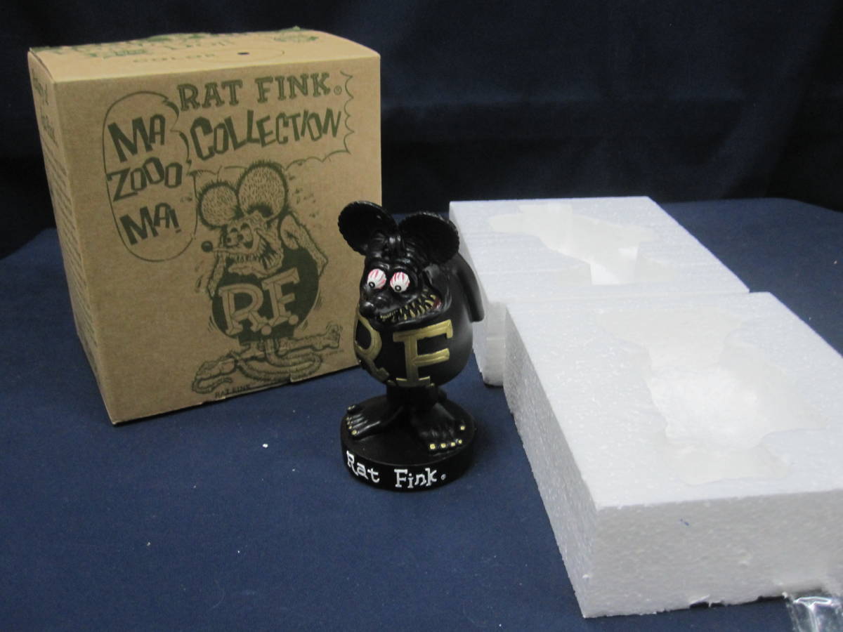 W620】 Rat Fink ラットフィンク フィギュア ムーンアイズ ソフビ 置物 