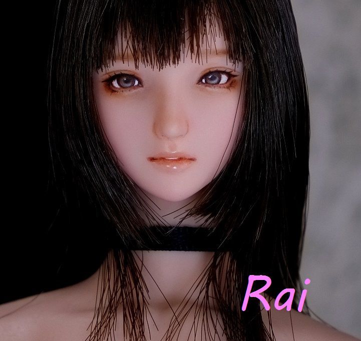 ☆ CADF ☆ 1/6 オビツ 27-01 カスタムドールヘッド 1458 蒼 (あおい