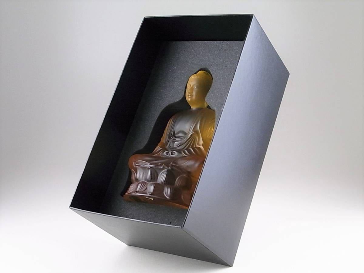 力】 真作保証品 RENE LALIQUE 手署名シリアル彫刻作 Buddha Sculpture