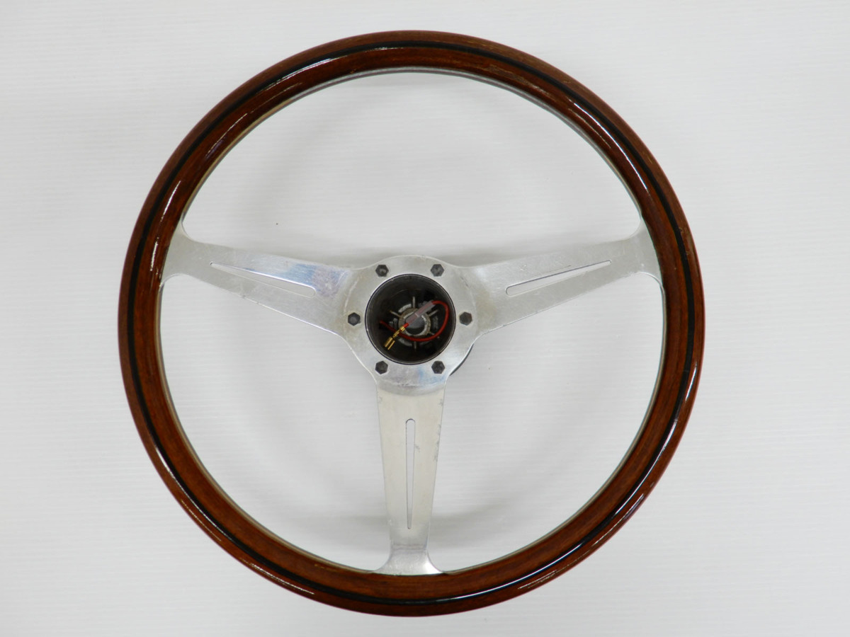 当時物 nardi ステアリング φ36 ○C) NARDI ナルディ ウッド 