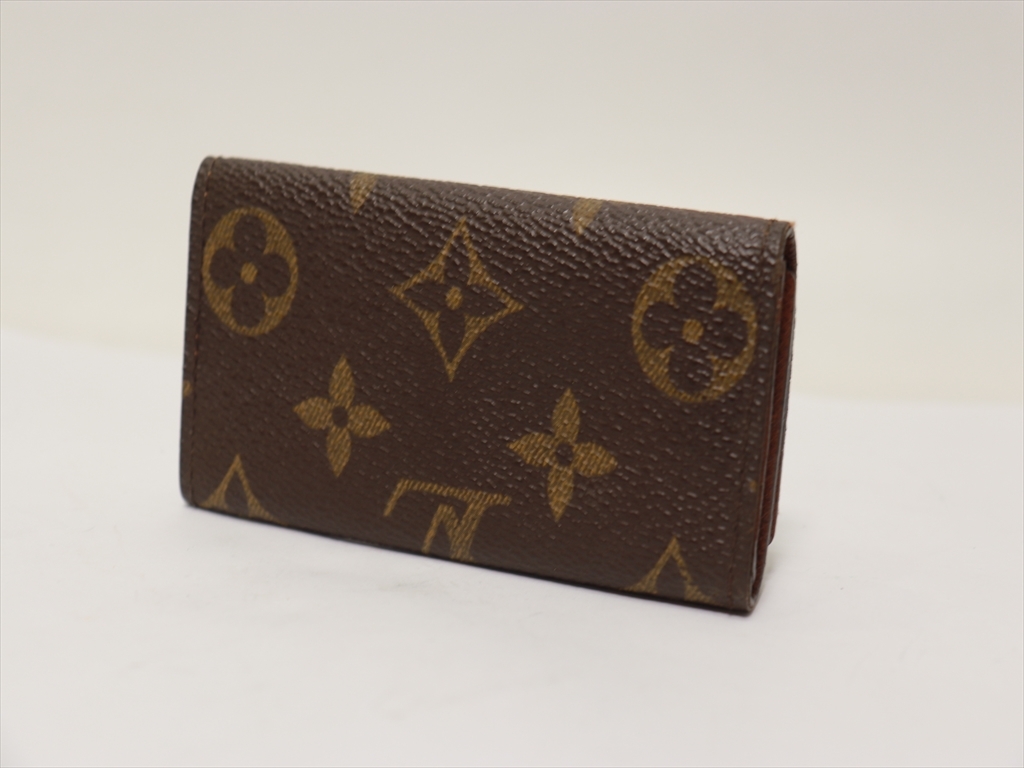 1円☆正規良品【ルイヴィトン】モノグラム ミュルティクレ4 4連キー