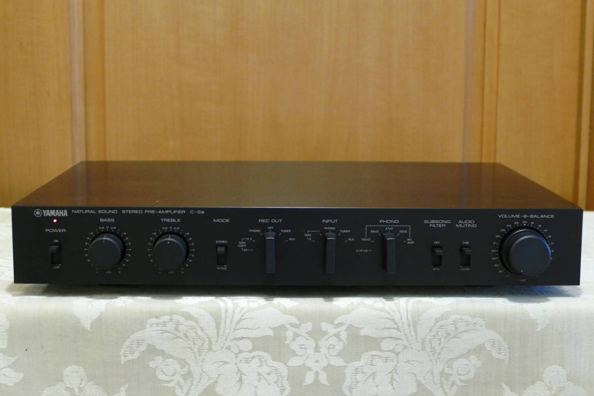 ヤマハ プリアンプ コントロールアンプ YAMAHA 整備済完動品 C-2a C