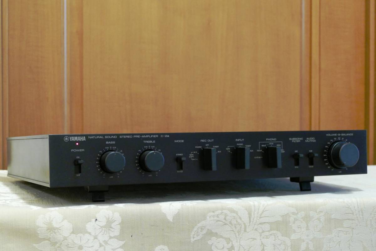 YAMAHA ヤマハ コントロールアンプ プリアンプ C-70 簡易確認済 ヤマハ プリアンプ コントロールアンプ YAMAHA 整備済完動品 C-2a C