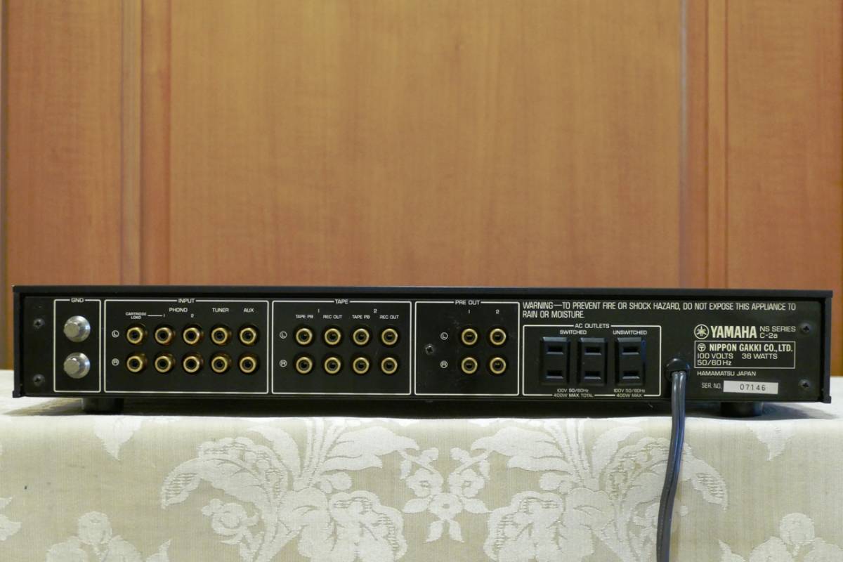 YAMAHA ヤマハ コントロールアンプ プリアンプ C-70 簡易確認済 ヤマハ プリアンプ コントロールアンプ YAMAHA 整備済完動品 C-2a C