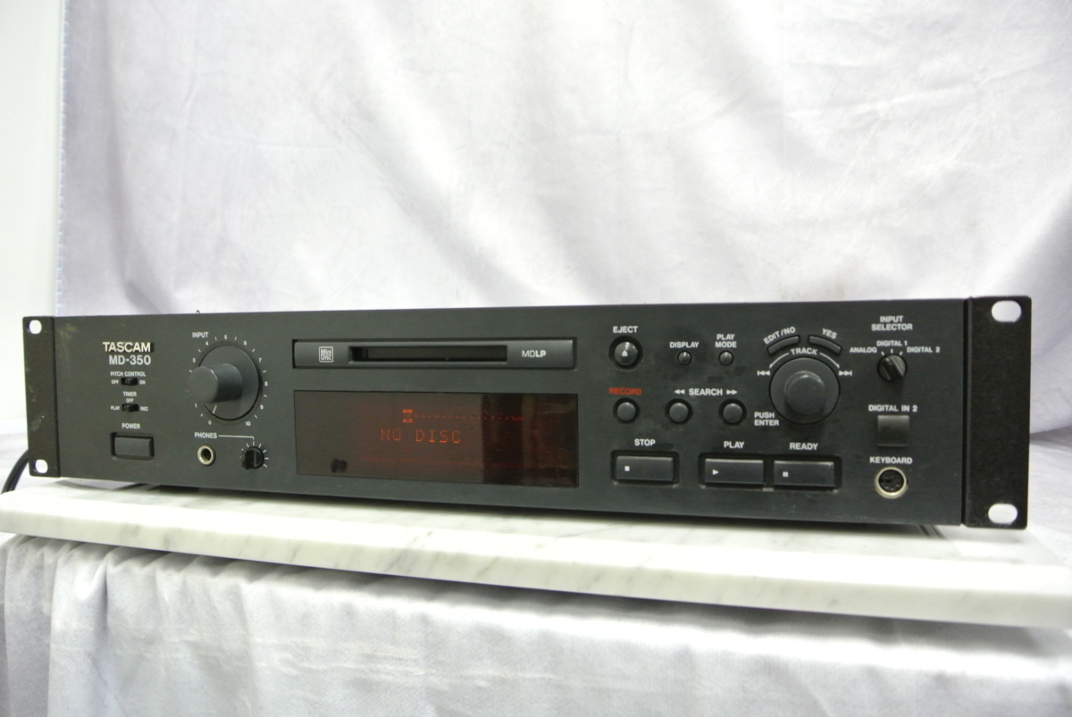 MD-350 TASCAM MD MDレコーダー タスカム 業務用 MDプレーヤー