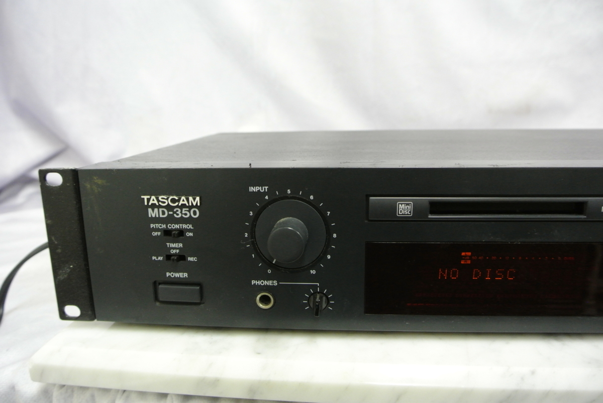 MD-350 TASCAM MD MDレコーダー タスカム 業務用 MDプレーヤー