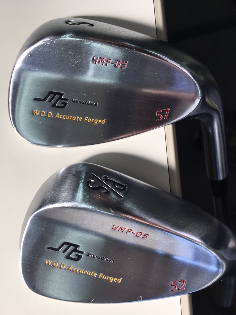 格安，定番 三浦技研 WMF-05 ウェッジ AW SW ２本セット 52度＆57度 DG S200(三浦技研)｜売買されたオークション情報、yahooの商品情報をアーカイブ公開 - オークファン 男性右きき用