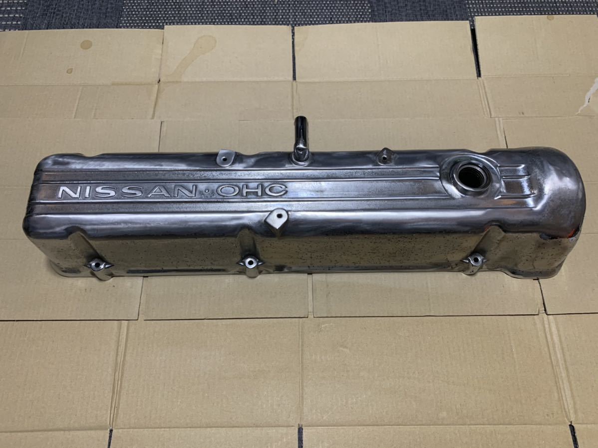 限定SALE，人気 ハコスカ 2000 日産 L型エンジン ヘッドカバー タペットカバー メッキ PGC10 GC10 スカイライン L20 箱スカ 日産 純正 当時物 旧車(エンジン部品)｜売買されたオークション情報、yahooの商品情報を 日産用