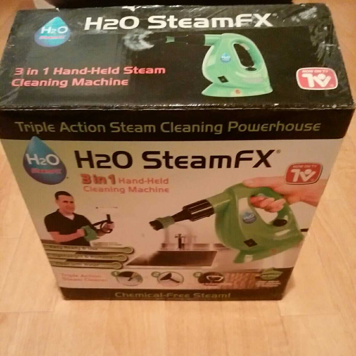 スチームクリーナー H2O 8点デラックスセット Steam H2OスチームFX 