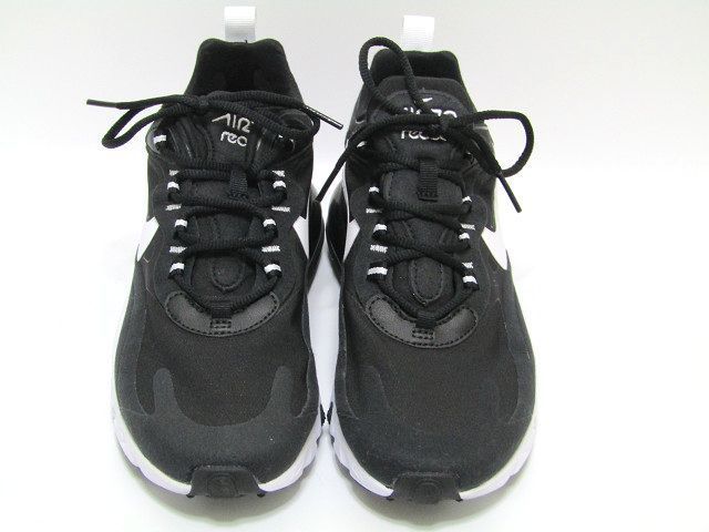 ☆NIKE　ナイキ　ナイキ エア マックス 270 リアクト 　レディーススニーカー　ブラック　＃23.5㎝　数回使用　K18926 0 ナイキ リアクト 全色 エレクトログリーン9&frasl;6発売 19HO-S