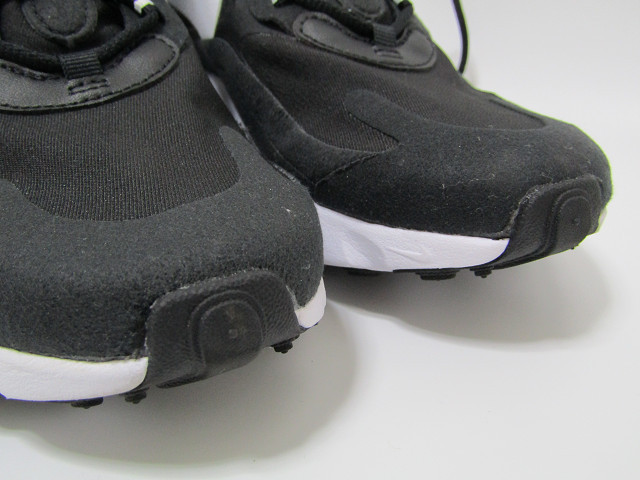 ☆NIKE　ナイキ　ナイキ エア マックス 270 リアクト 　レディーススニーカー　ブラック　＃23.5㎝　数回使用　K18926 0 ナイキ リアクト 全色 エレクトログリーン9&frasl;6発売 19HO-S
