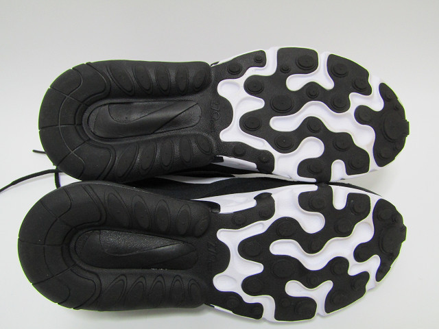 ☆NIKE　ナイキ　ナイキ エア マックス 270 リアクト 　レディーススニーカー　ブラック　＃23.5㎝　数回使用　K18926 0 ナイキ リアクト 全色 エレクトログリーン9&frasl;6発売 19HO-S