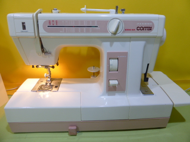 ☆超美品☆ジャノメ コンビ2300SX 1台2役ロックミシン☆46-X
