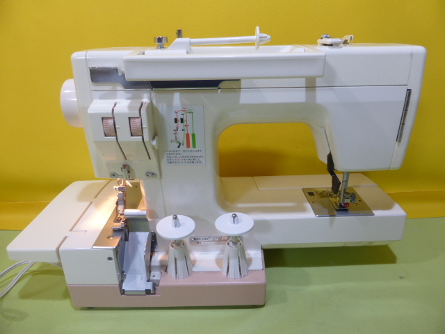 ☆超美品☆ジャノメ コンビ2300SX 1台2役ロックミシン☆46-X